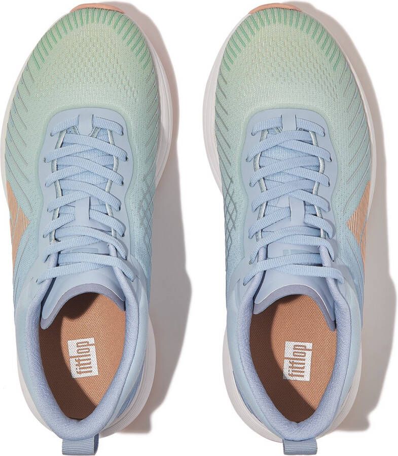 FitFlop FFRUNNER Ombre-Edition Mesh Running Sneakers BLAUW