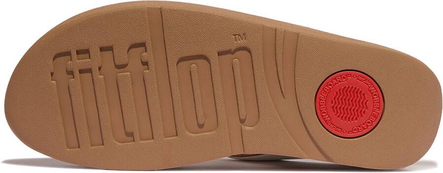 FitFlop Fino Crystal-chain Sandalen Bruin Vrouw