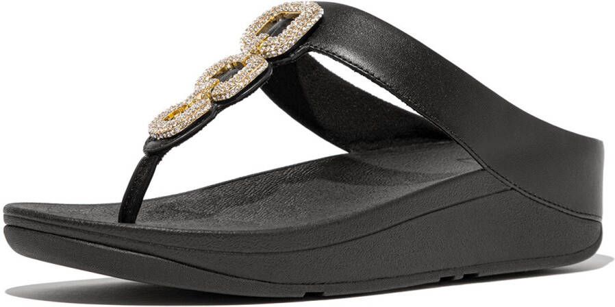 FitFlop Fino Crystal-chain Sandalen Vrouw