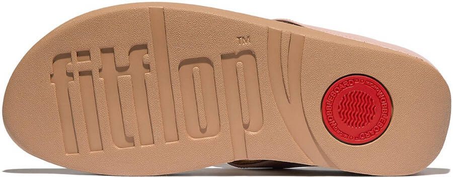FitFlop Fino Multi-Stone Leather Toe-Post Sandals ROZE