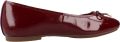 FitFlop Ballerina's BALLERINA DELICATO BOW TEXTURED PATENT - Rood