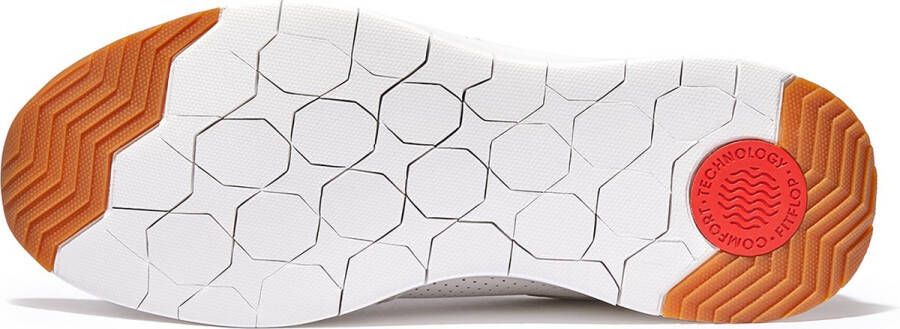 FitFlop Anatomiflex Mens Leather-Mix Sneakers WIT - Foto 7