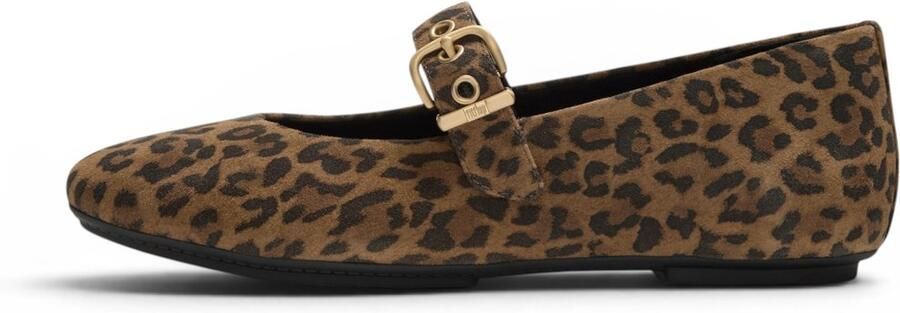 FitFlop Ballerina's van Piel Delicato Mary Jane