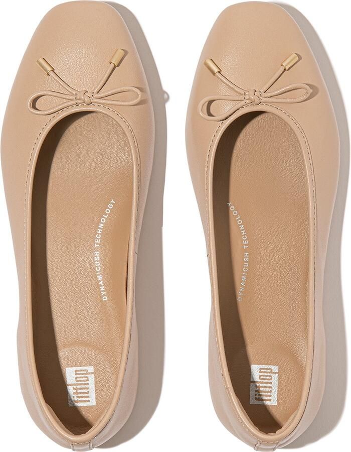 FitFlop beige ballerina schoenen BEIGE