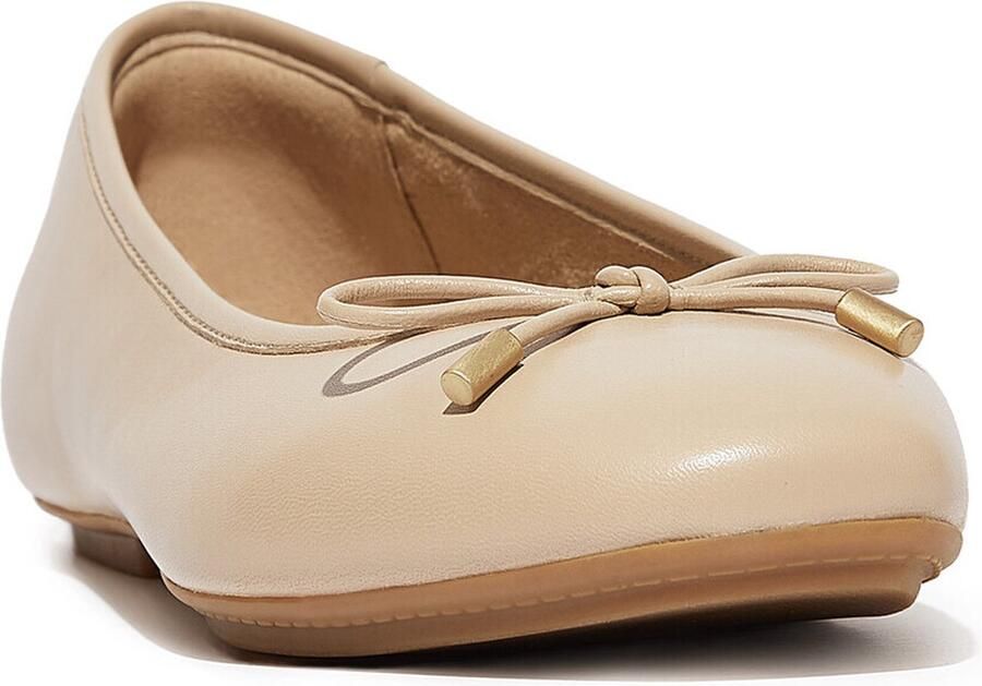 FitFlop beige ballerina schoenen BEIGE