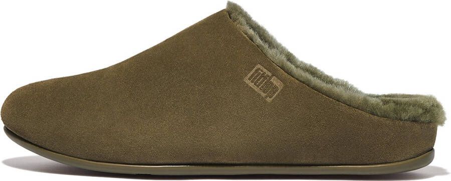 FitFlop Chrissie pantoffel Suède iQushion-zool technologie GROEN - Foto 2