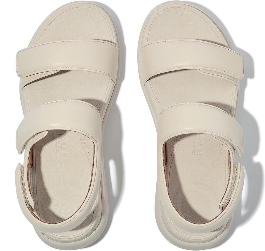 FitFlop Damen Sandalen F-Mode GO Adjustable Flatform Back-Strap Sandals IV9 Paris Beige