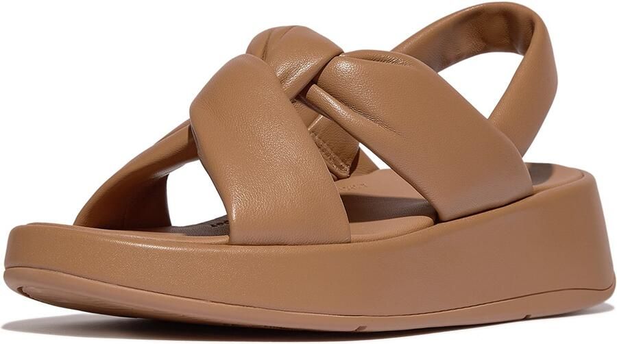 FitFlop Damen Sandalen F-Mode Knot Soft-Leather Flatform B Strap Sandals IX9 Classic Tan - Foto 2