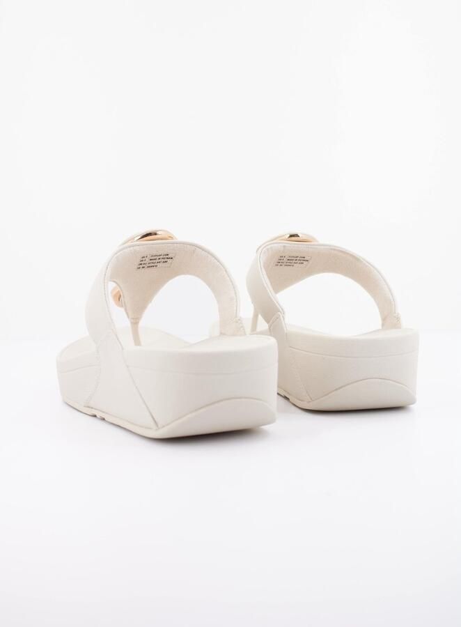 FitFlop Lulu Marbled Stone Toe-post Slippers Dames Beige - Foto 2