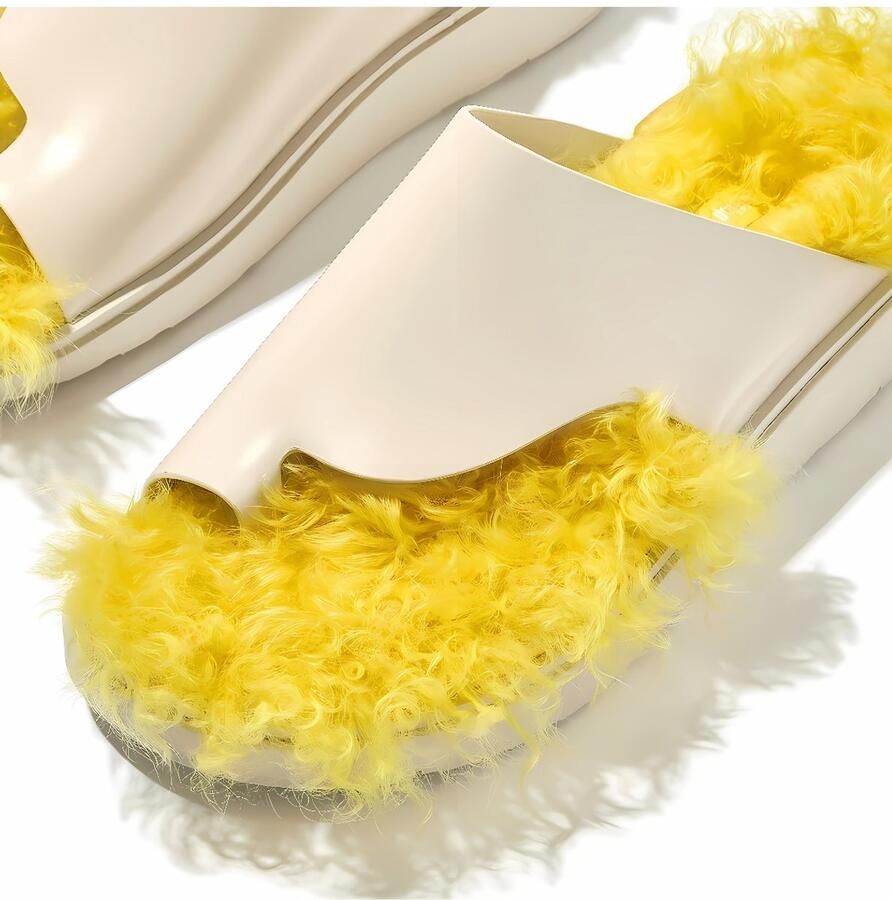 FitFlop Damen Sandalen Gen-FF X Roksanda Cut-Out Leather Slides IZ9 Elderflower Marigold - Foto 2