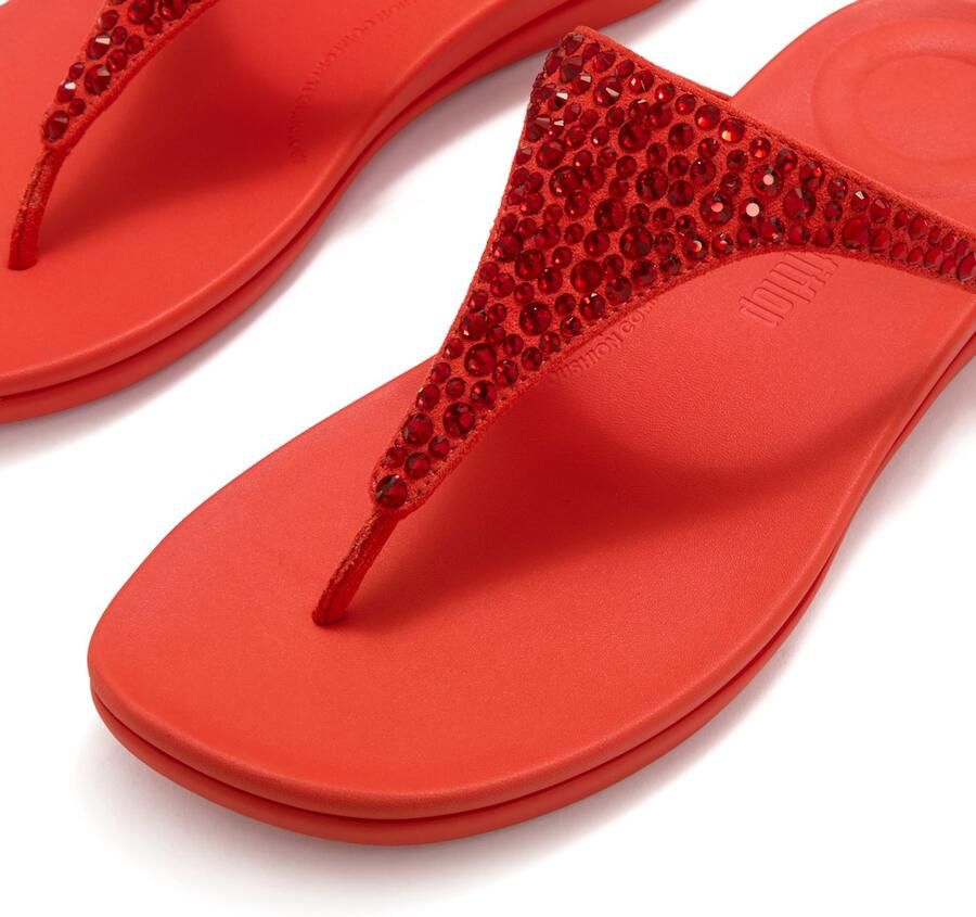 FitFlop Dames sandalen Solay Mixed-Crystal Toe-Post Sandals A5Y