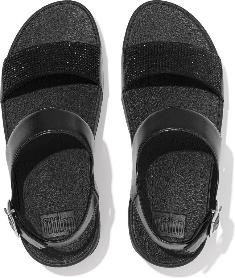 FitFlop Lulu Crystal Back-strap Sandalen Zwart Vrouw - Foto 2