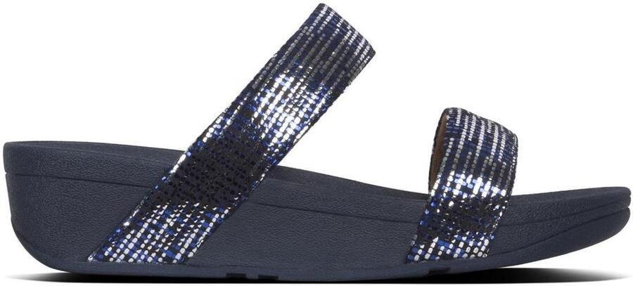 FitFlop Dames Slippers Lottie Chain Print Slide Midni