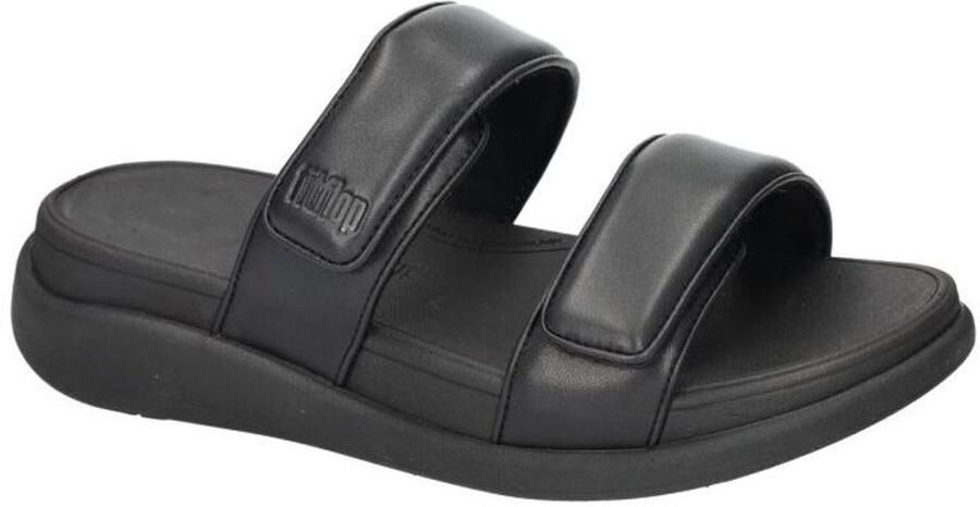 FitFlop F-Mode Go Adjustable Flatform Two-Bar Slides Vrouwen All Zwart - Foto 3