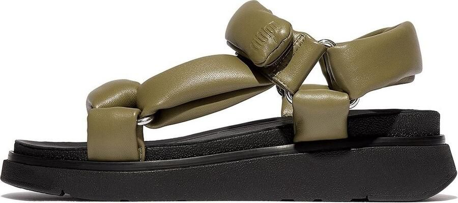 FitFlop Gen-FF Soft-Leather Back-Strap Sandals GROEN