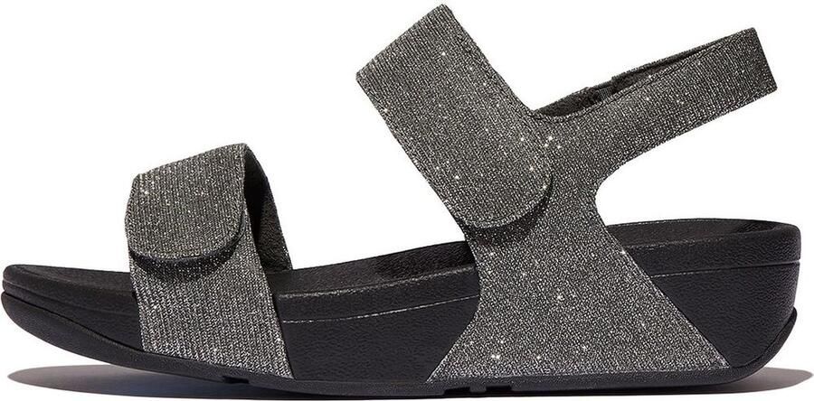 FitFlop Damen Sandalen Lulu Adjustable Shimmerlux Back-Strap Sandals GA2 Pewter