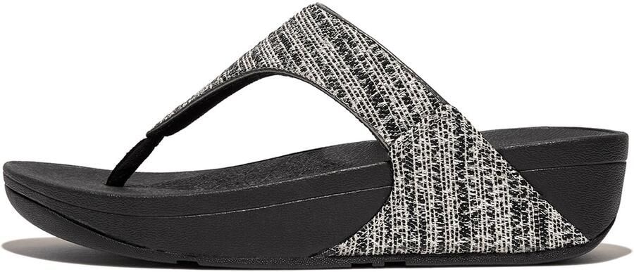 FitFlop Dames teenslippers Lulu Shimmerweave teenslippers met teenband GO1 - Foto 3