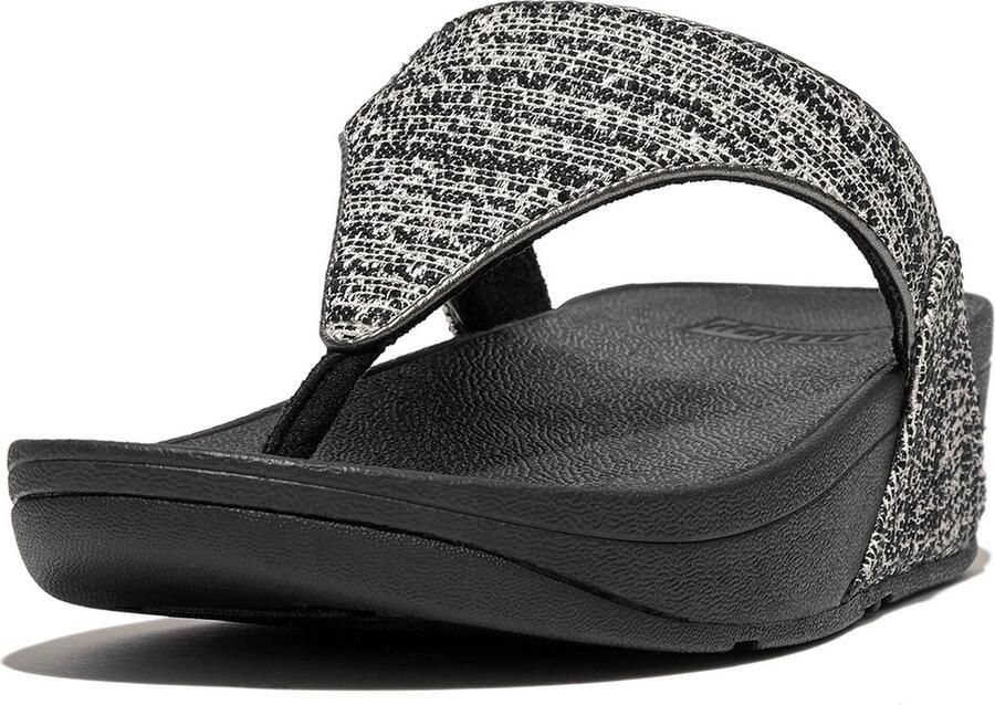 FitFlop Dames teenslippers Lulu Shimmerweave teenslippers met teenband GO1