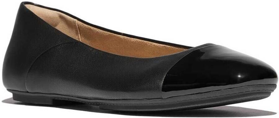 FitFlop Danser Cap Ballerina´s Zwart Vrouw