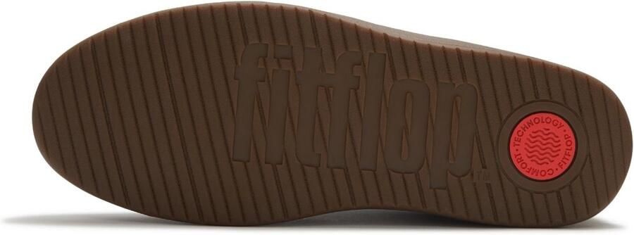 FitFlop De Dash FF herensneakers van suède met T-neus DONKERBLAUW