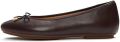 FitFlop Delicato Bow Soft Ballerina´s Vrouw - Chocolate