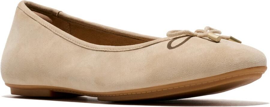 FitFlop Delicato Bow Suede Ballet Flats
