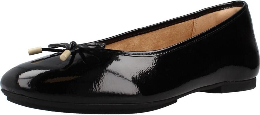 FitFlop Ballerina's Delicato Bow Textured Patent-leather Bal