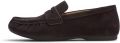 FitFlop Delicato Suede Loafers Vrouw - Chocolate