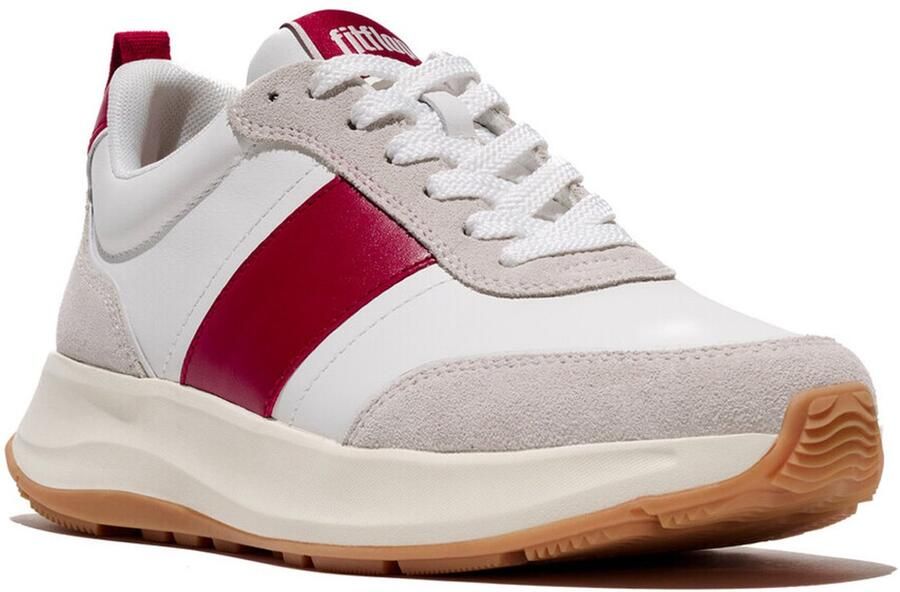 FitFlop Sneakers Baskets femme F-Mode Flow Leather Suede Mix - Foto 2