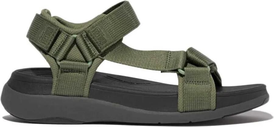 FitFlop F-mode Go Adj Sandalen Groen Man