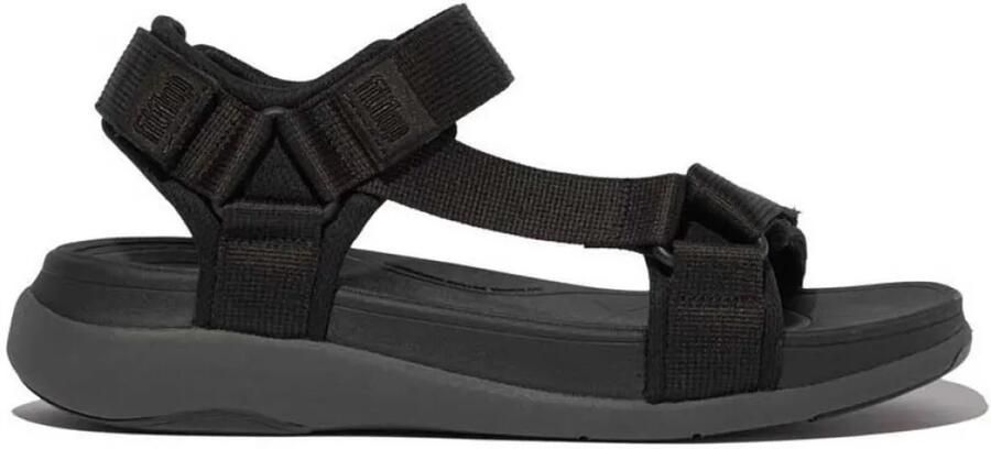 FitFlop F-mode Go Adj Sandalen Zwart Man