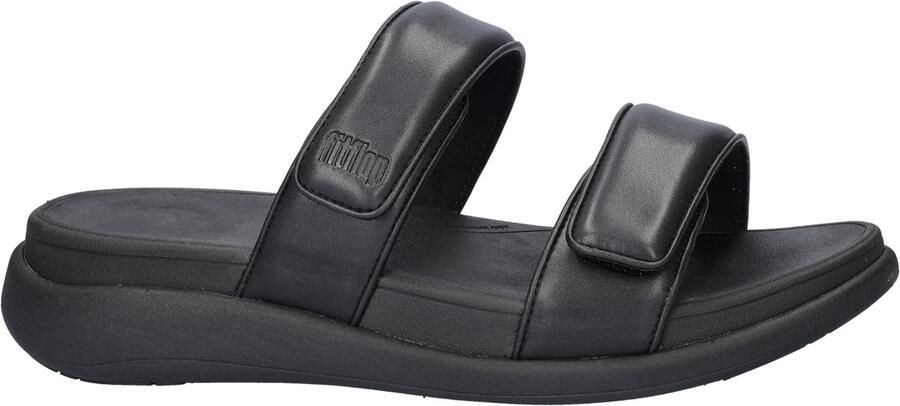 FitFlop F-Mode Go Adjustable Flatform Two-Bar Slides Vrouwen All Zwart - Foto 3
