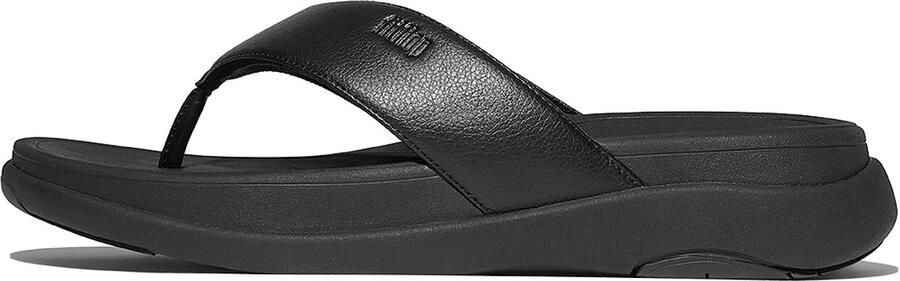 FitFlop F-Mode Go Mens Toe-Post Sandals ZWART