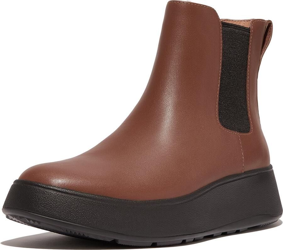 FitFlop F-Mode Leather Flatform Chelsea Boots BRUIN - Foto 2