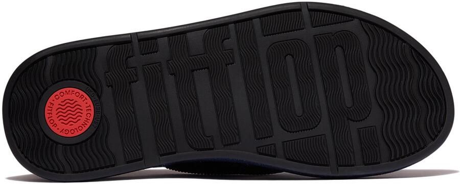 FitFlop F-Mode Toe Post Denim And Hotfix