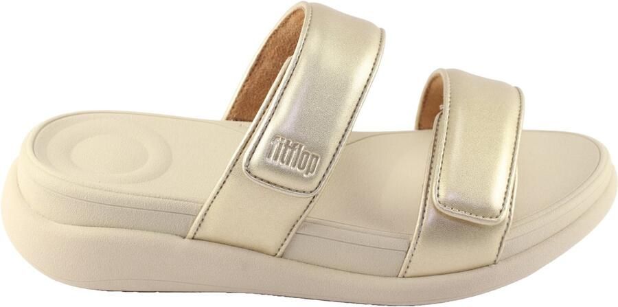 FitFlop F-Mode Two Bar Slides.Platino - Foto 1