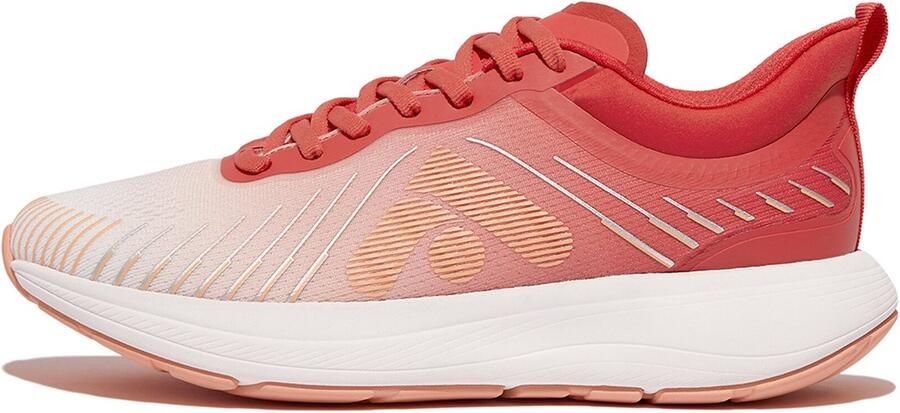 FitFlop FFRUNNER Ombre-Edition Mesh Running Sneakers ROOD - Foto 2