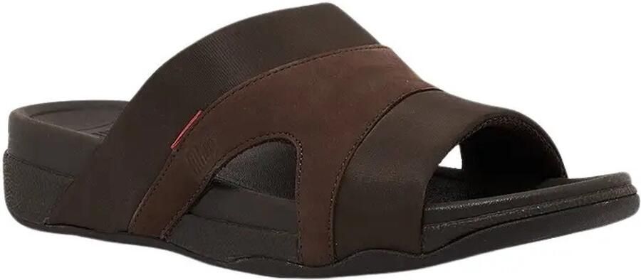 FitFlop Freeway III Textile Men Heren Slippers Chocolate - Foto 2
