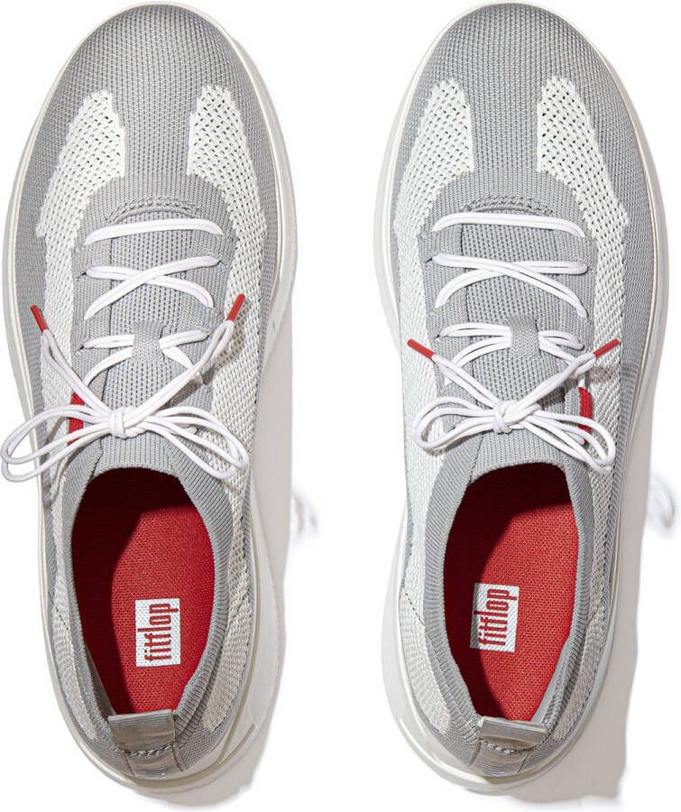 FitFlop ™ Frey Knit Sneakers Men White Mix - Foto 3