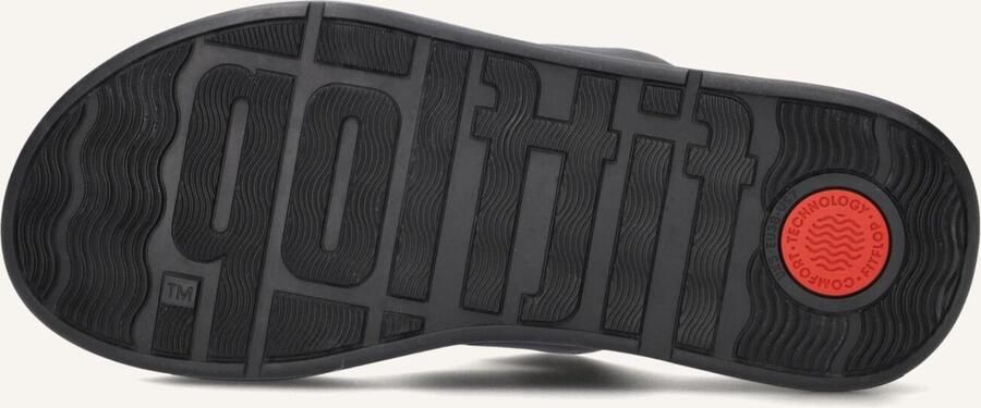 FITFLOP Slippers Dames Fw4 Maat: 40 Materiaal: Leer Kleur: Zwart - Foto 2