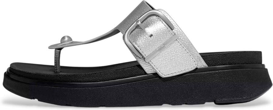FitFlop Gen-FF gesp sandalen in zilver leer