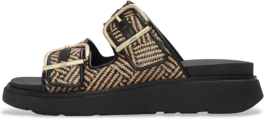 FitFlop Gen Ff Buckle Graphic Weave Sandalen Zwart Vrouw - Foto 2
