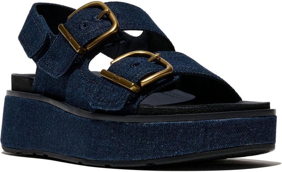 FitFlop Gen-FF Max Buckle Denim Back-Strap Sandals
