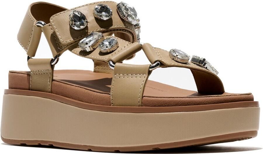 FitFlop Gen-FF Max Ultra-Jewel Leather Back-Strap Sandals