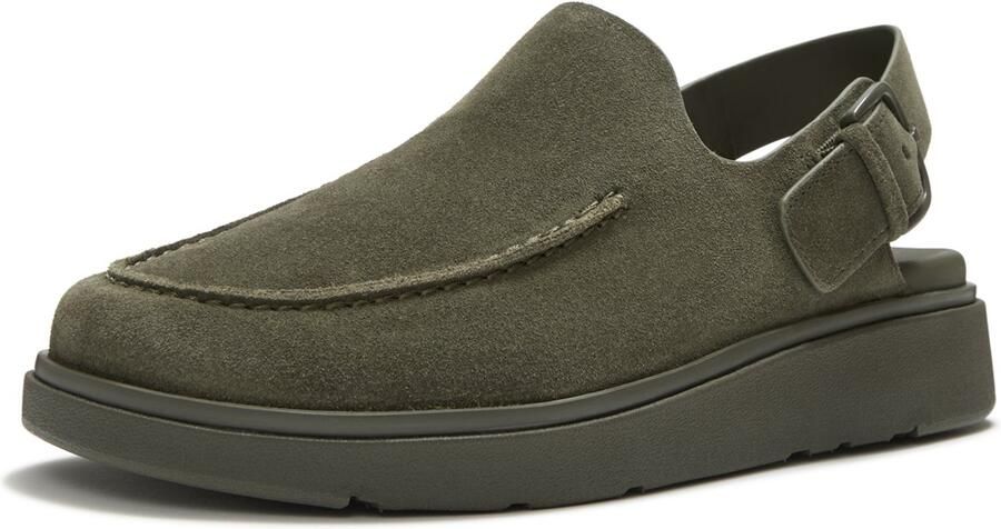 FitFlop Gen-FF Suede Back-Strap Mules GROEN