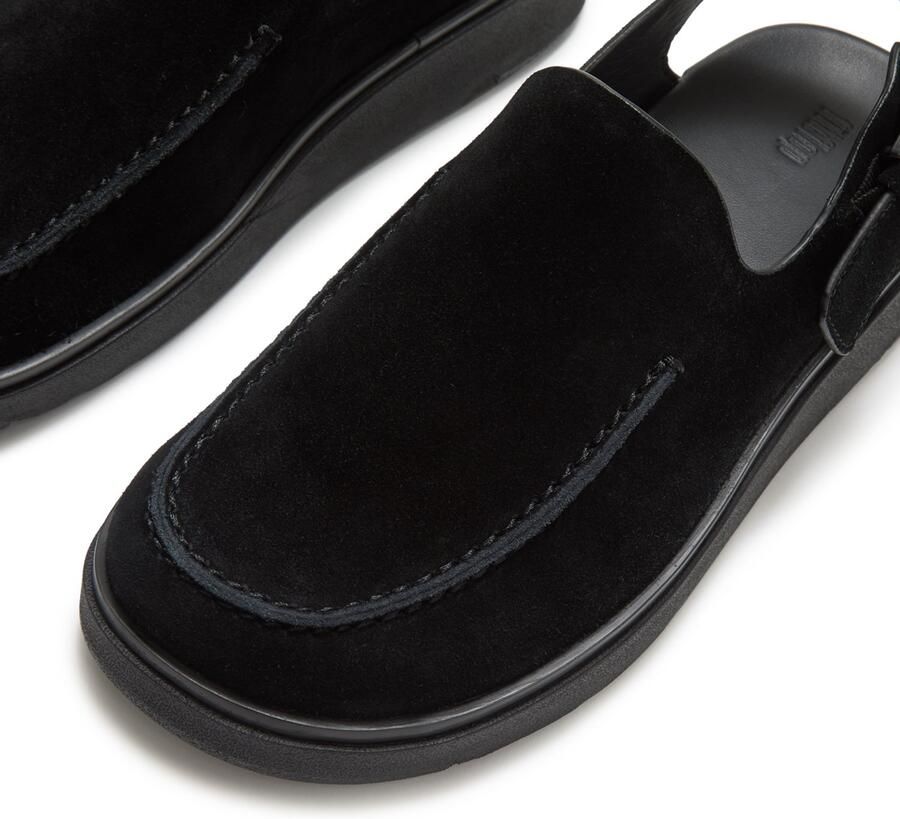 FitFlop Gen-FF Suede Back-Strap Mules ZWART