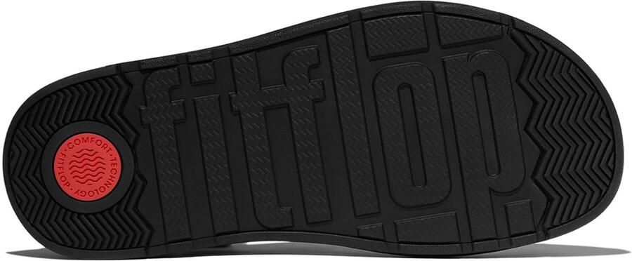 FitFlop Gen-FF Tumbled-Leather Fisherman Sandals ZILVER