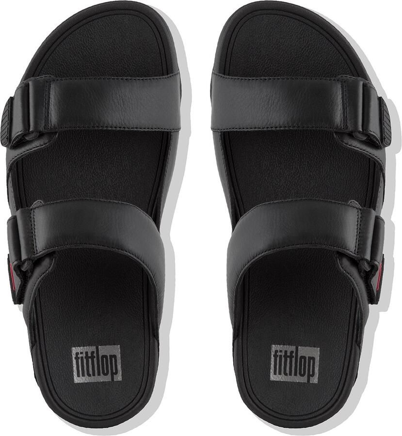 FitFlop Gogh Moc Slide In Leather Men ZWART - Foto 2