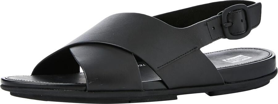 FitFlop Gracie Dames Sandalen Zwart Leer