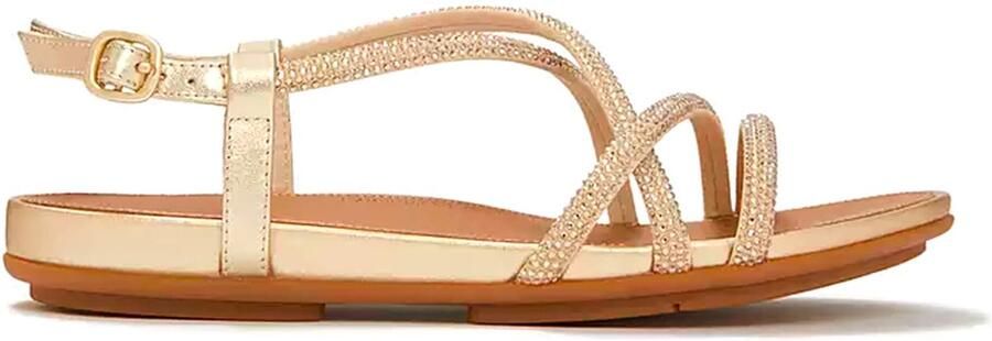 FitFlop Gracie Kristal gouden sandalen